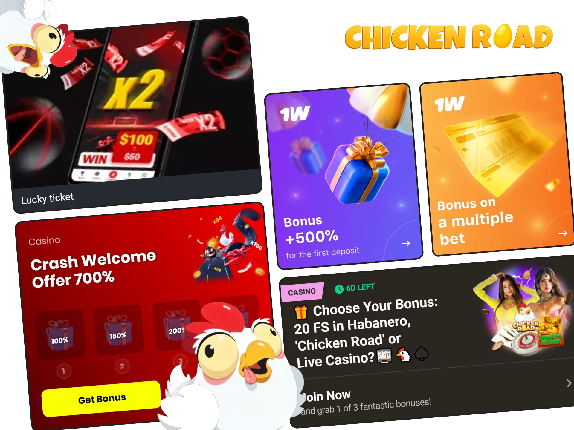 Get exclusive welcome bonuses from Chicken Road.