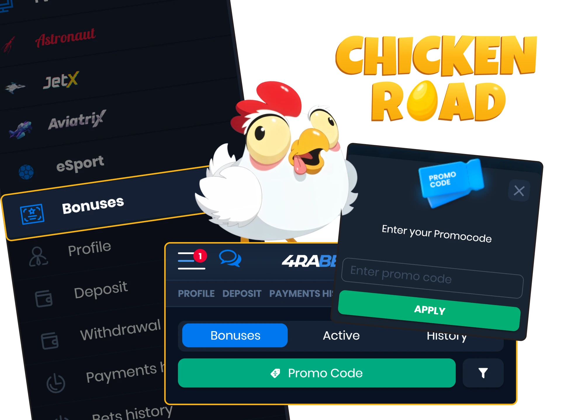 A quick and easy guide to activate a promo code in Chicken Road.